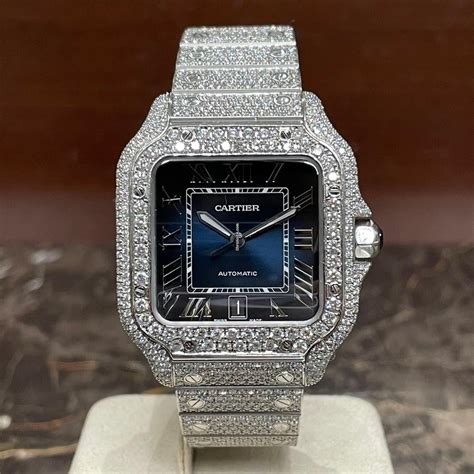 cartier uhr iced out|Ultimate Luxury: The Iced Out Cartier Watch Guide .